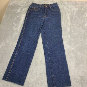 Vtg Jordache Horsehead Mom Jeans ‘80s Dark Straight‎ Leg-Women’s Tag Size 30